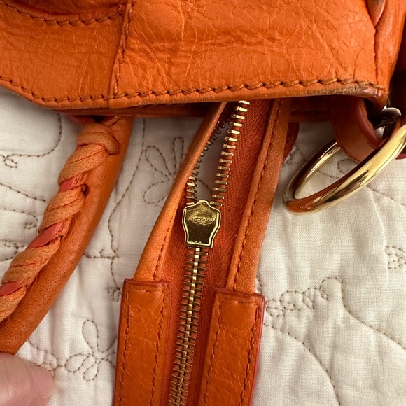 Balenciaga Velo Orange Crossbody Bag - Picture 7 of 15